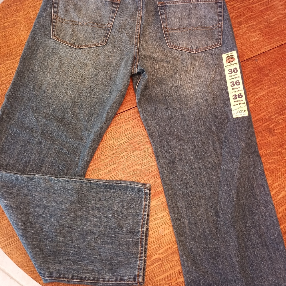 Mens Luck Brand Jeans Regular Fit Size 36